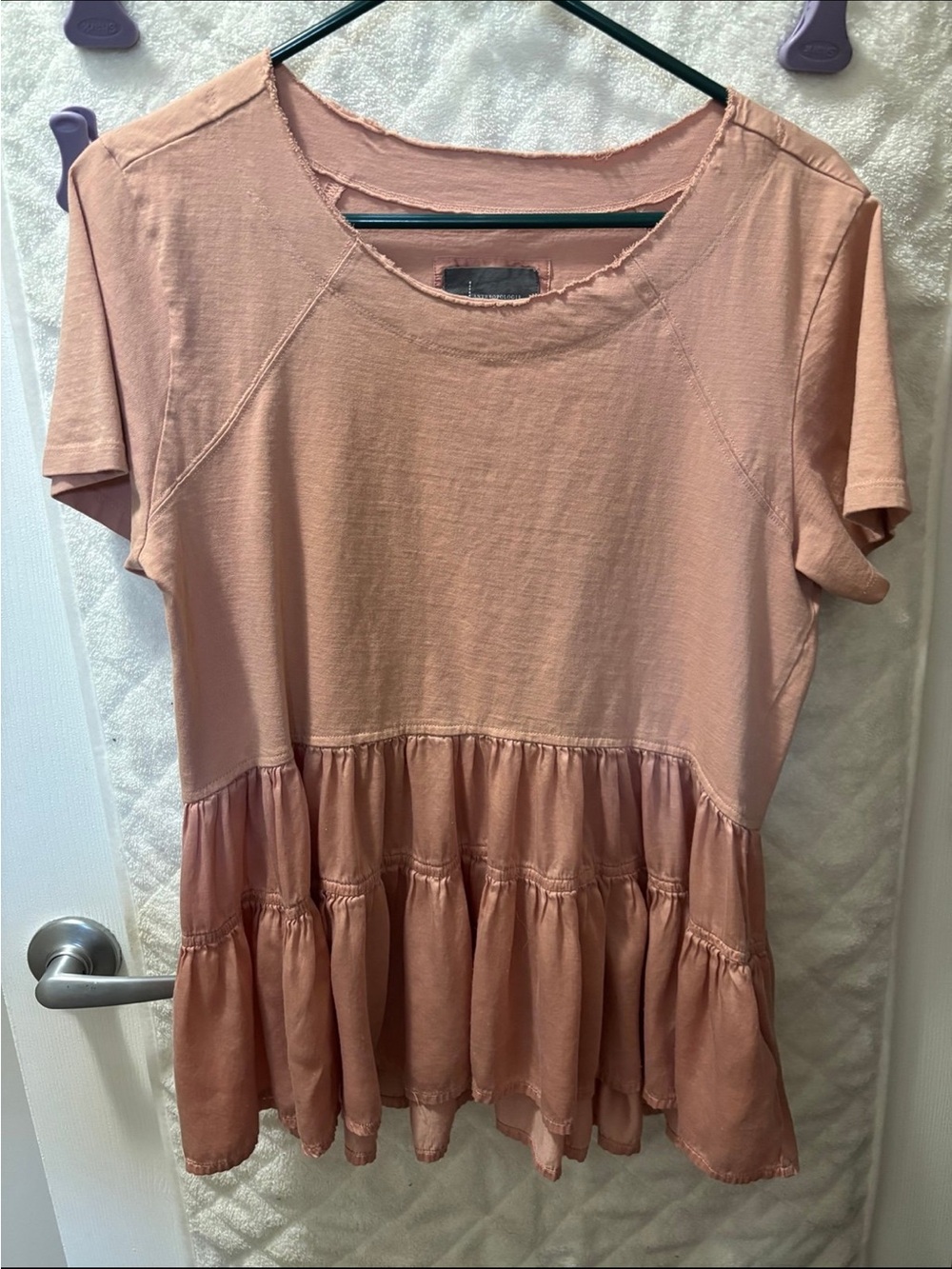 Anthropologie tiered blouse